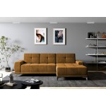 Γωνιακός καναπές Savana-Δεξιά-Moustardi