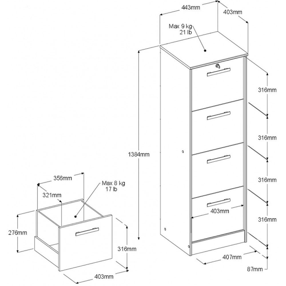 Συρταριέρα αρχειοθέτησης Envelope Plus-Fusiko-Leuko