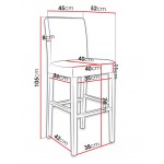Σκαμπό μπαρ Kleon S95-Prasino