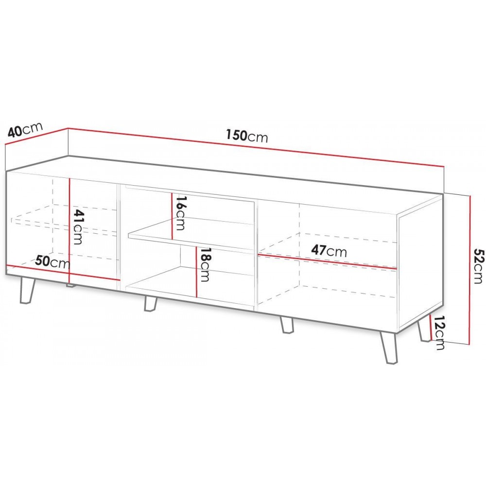 Έπιπλο τηλεόρασης Vamos 150