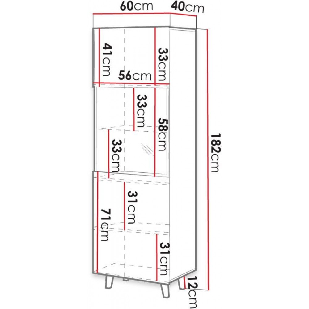 Βιτρίνα Vamos 200