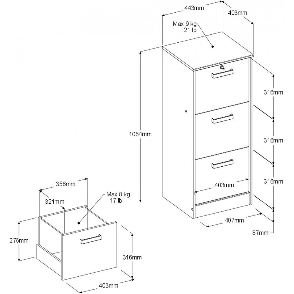 Συρταριέρα αρχειοθέτησης Svenson