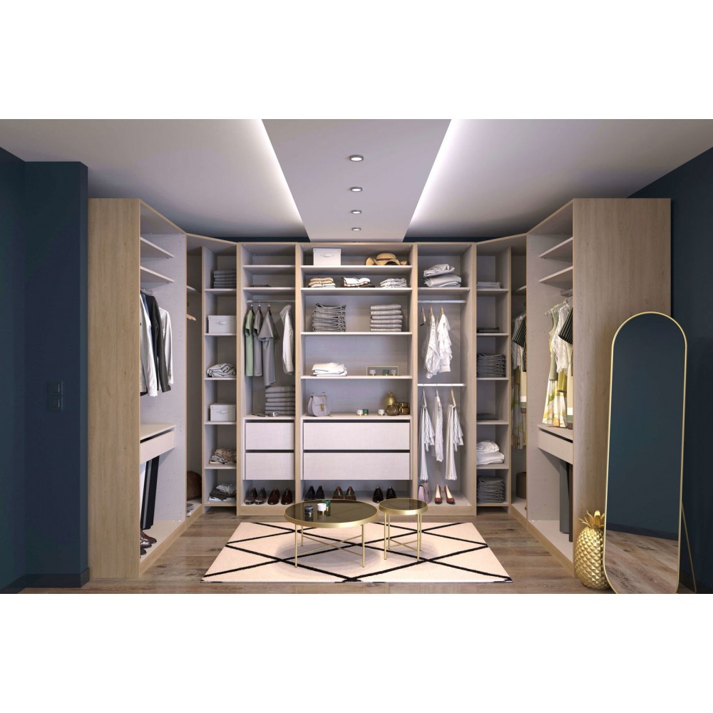 Γωνιακή στήλη βεστιαρίου Seville-Leuko