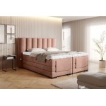 Επενδυμένο κρεβάτι Villard με στρώμα και ανώστρωμα-Sapio milo-140 x 200