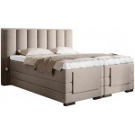 Επενδυμένο κρεβάτι Villard με στρώμα και ανώστρωμα-Mpez-140 x 200