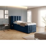 Επενδυμένο κρεβάτι Villard 90 με στρώμα και ανώστρωμα-Mple Skouro