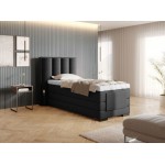 Επενδυμένο κρεβάτι Villard 90 με στρώμα και ανώστρωμα-Mauro