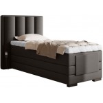 Επενδυμένο κρεβάτι Villard 90 με στρώμα και ανώστρωμα-Kafe