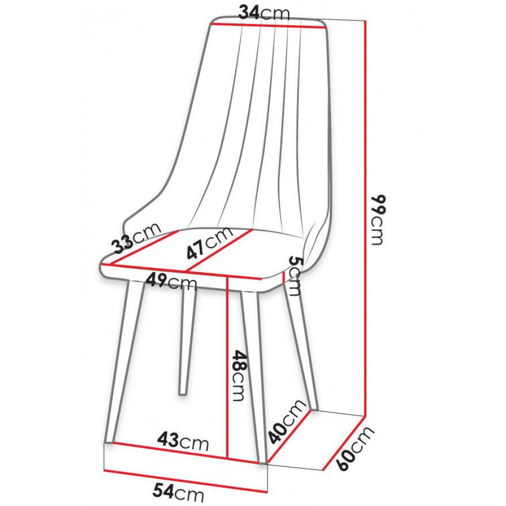 Καρέκλα S93-Mauro