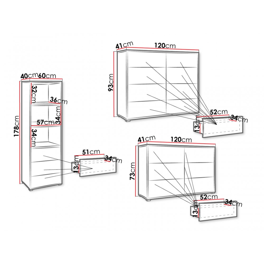 Μπουφές Gesita - Λευκό