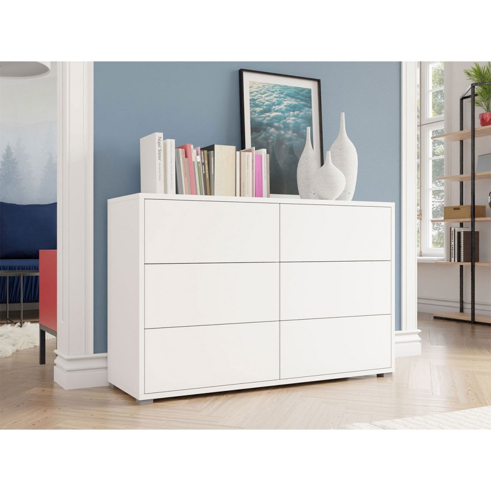 Συρταριέρα Gesita - Λευκό