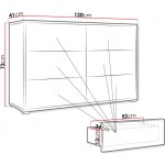 Συρταριέρα Gesita - Λευκό