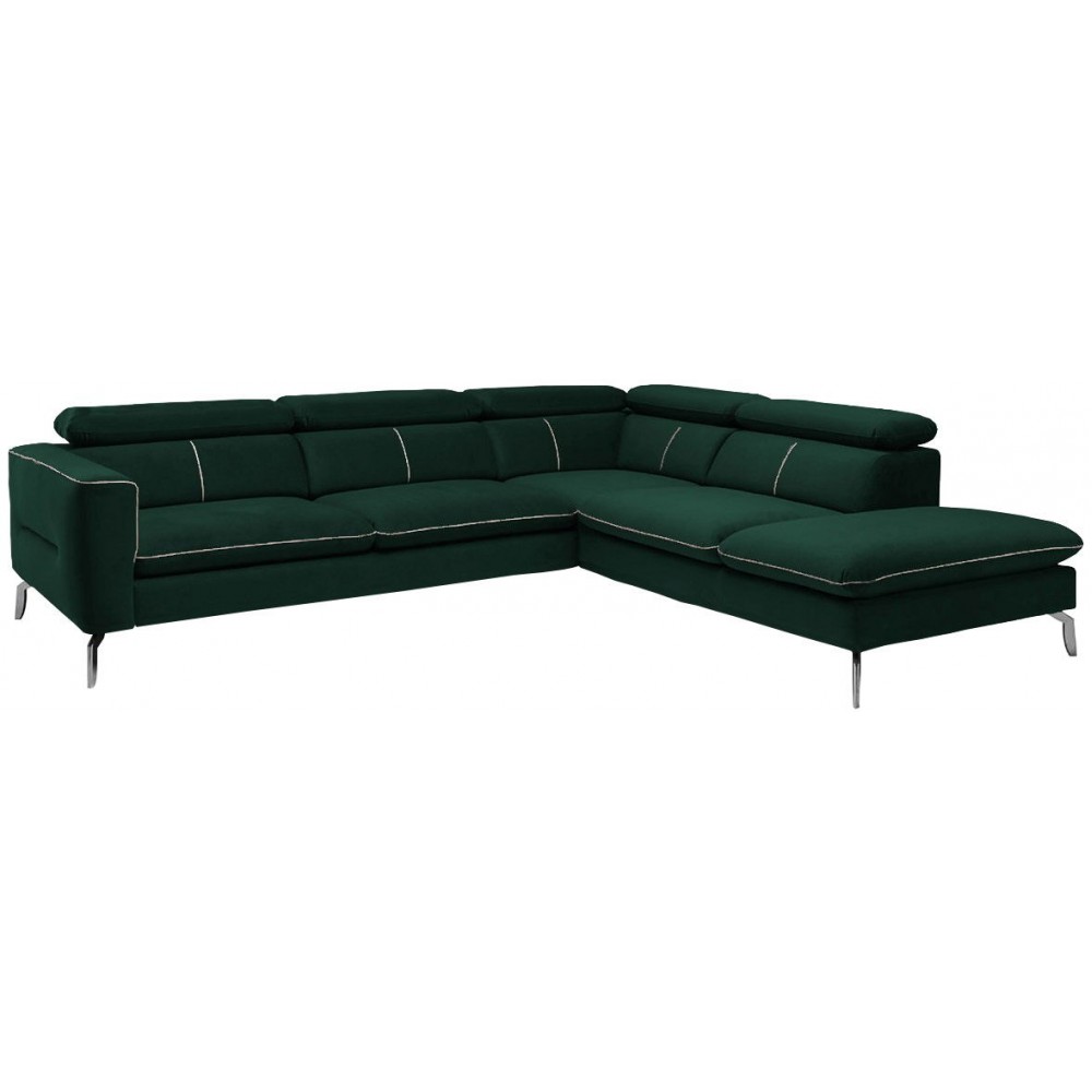 Γωνιακός καναπές Piretta-Δεξιά-Prasino