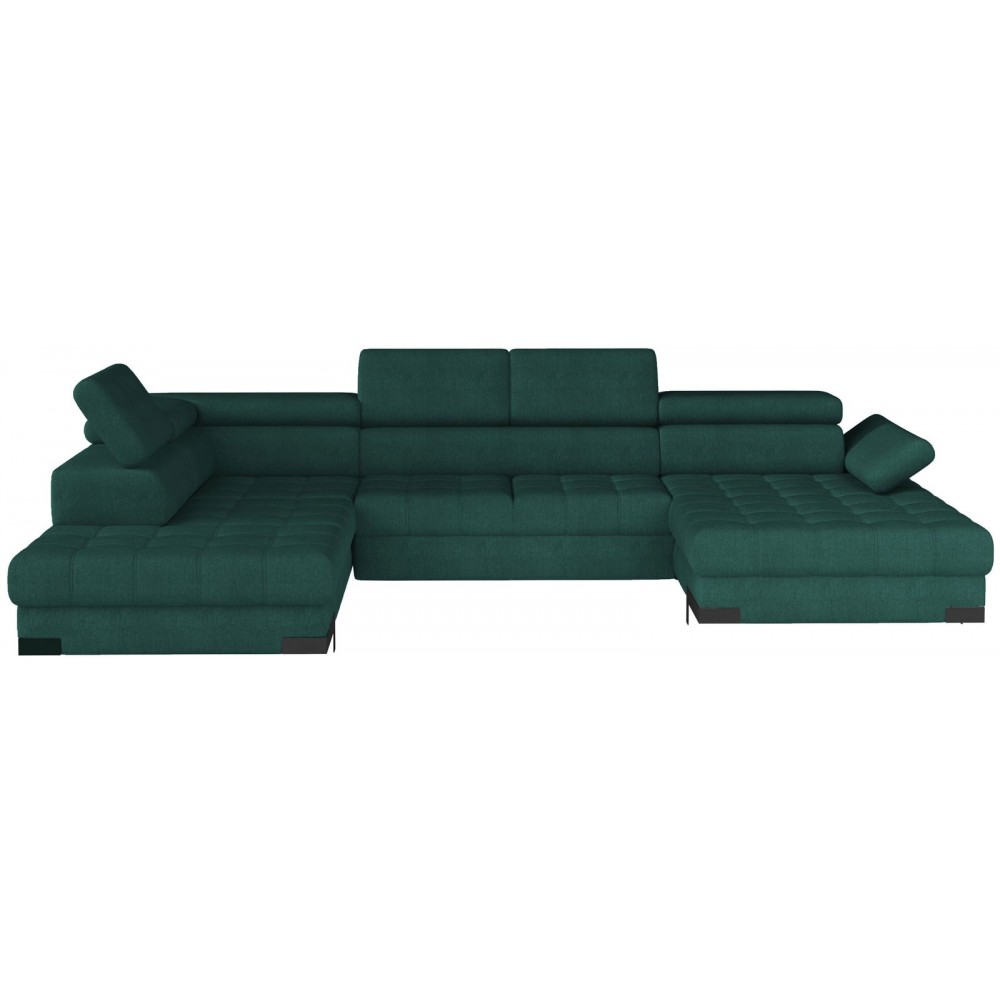 Γωνιακός καναπές Sapphire Plus-Prasino-Αριστερή