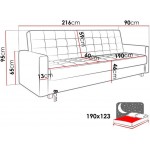 Καναπές-Κρεβάτι Hugo-Mple