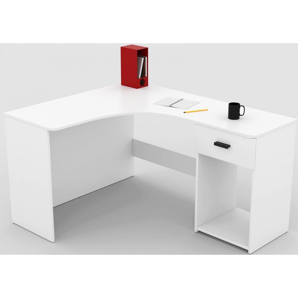 Γωνιακό γραφείο Cornetto-Leuko