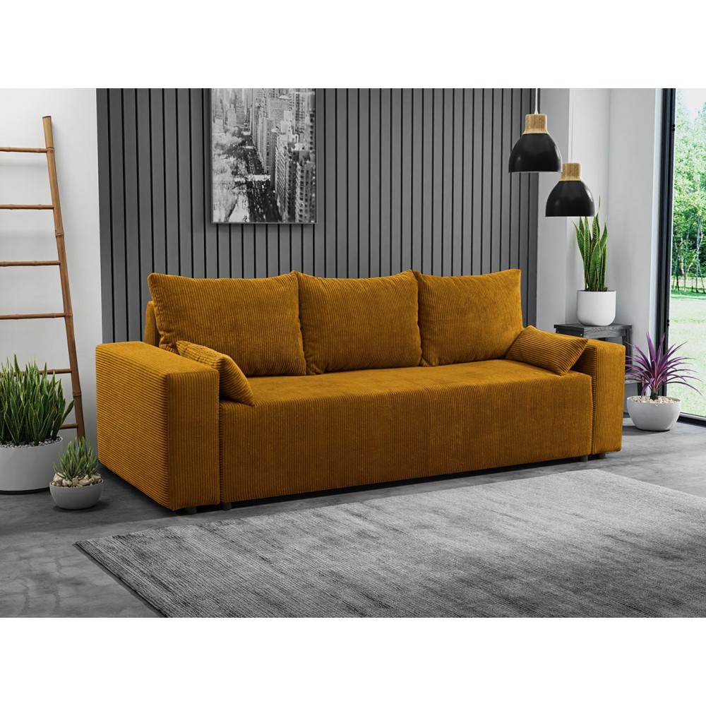 Καναπές Livorno τριθέσιος-Moustardi