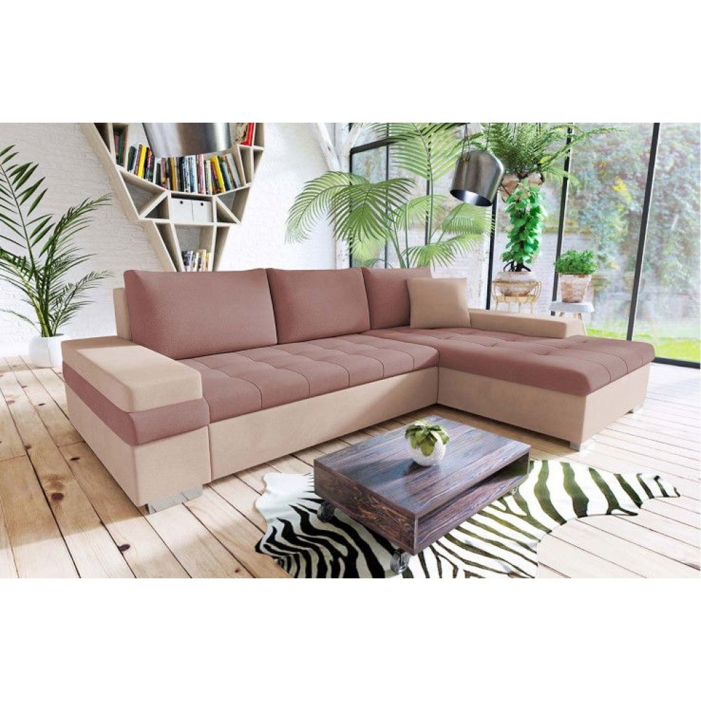 Γωνιακός καναπές Bangkok Mini-Sapio milo-Roz