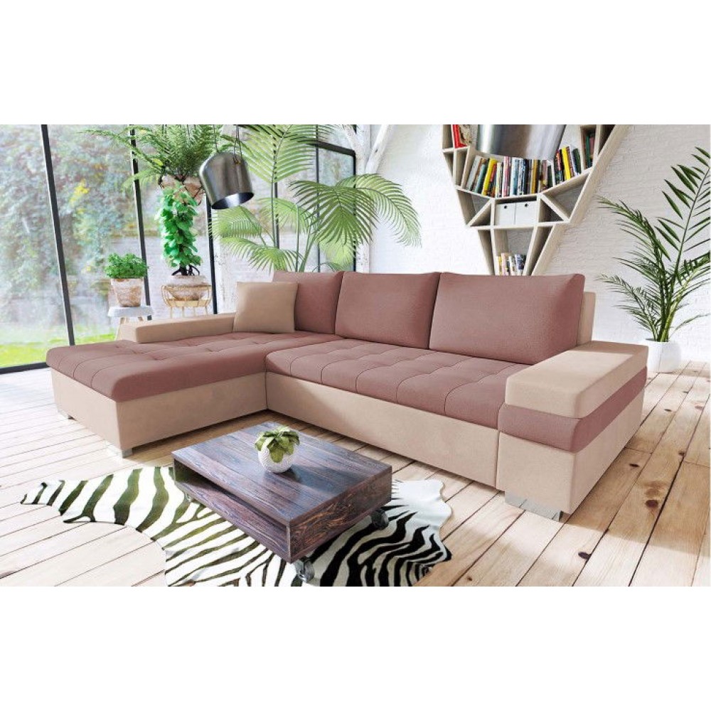 Γωνιακός καναπές Bangkok Mini-Sapio milo-Roz