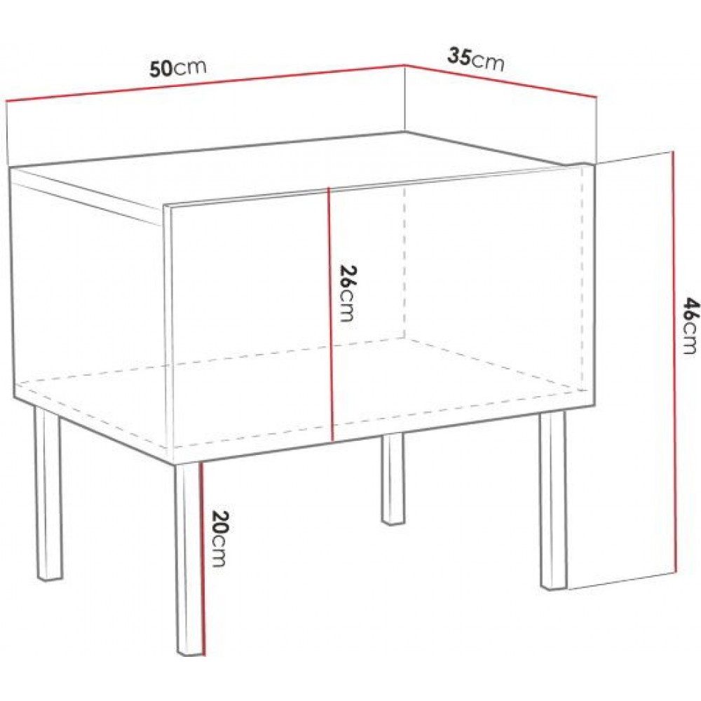 Κομοδίνο Exito-Mauro