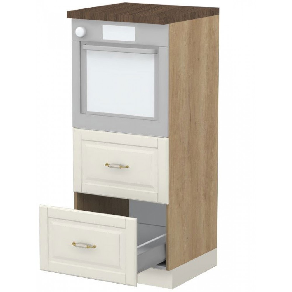 Επιδαπέδιο ντουλάπι φούρνου ψηλό Toscana K14-60-2MB-Δρυς