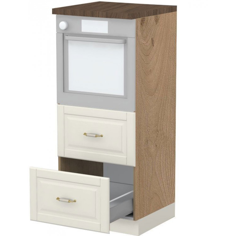 Επιδαπέδιο ντουλάπι φούρνου ψηλό Toscana K14-60-2MB-Καρυδί