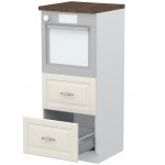 Επιδαπέδιο ντουλάπι φούρνου ψηλό Toscana K14-60-2MB-Λευκό