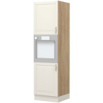 Επιδαπέδιο ντουλάπι φούρνου ψηλό Toscana K21-60-2KR-Δρυς