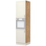 Επιδαπέδιο ντουλάπι φούρνου ψηλό Toscana K23-60-2KR-Καρυδί