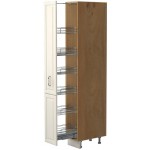 Επιδαπέδιο ντουλάπι ψηλό Toscana K21-30-1KZ-Καρυδί