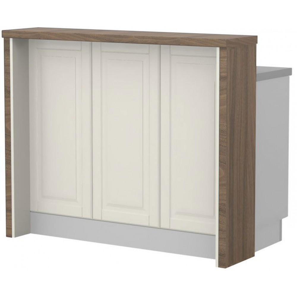 Πάγκος νησίδας Toscana-Μήκος: 120 εκ.-Carini wallnut