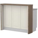 Πάγκος νησίδας Toscana-Μήκος: 120 εκ.-Carini wallnut