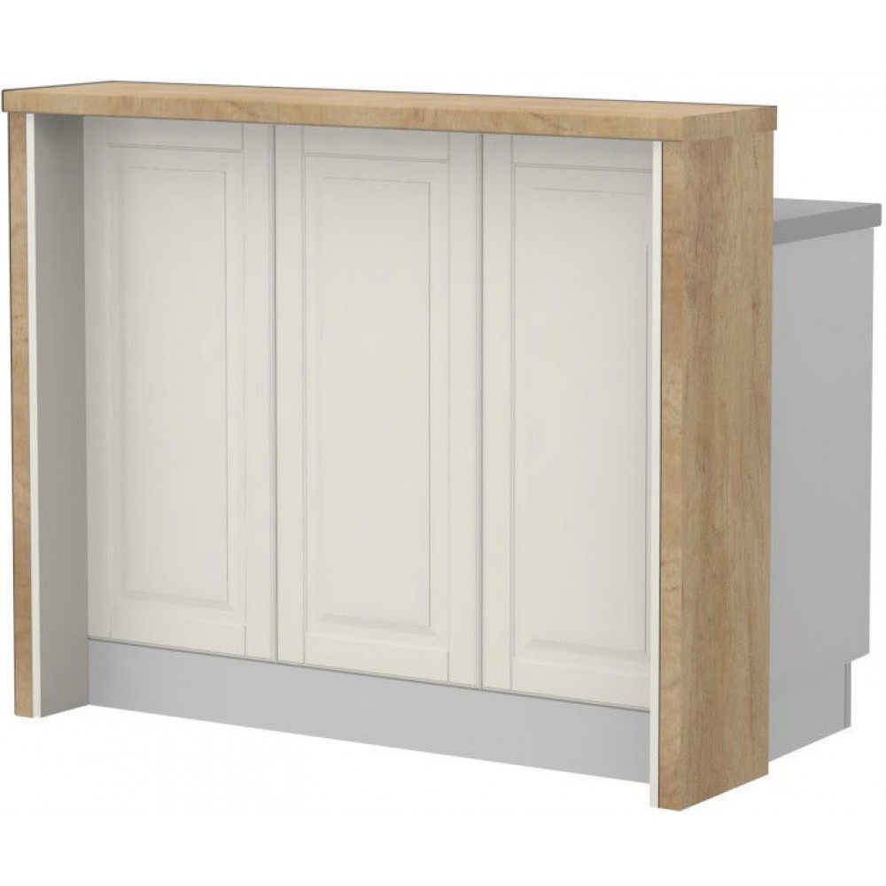 Πάγκος νησίδας Toscana-Μήκος: 120 εκ.-Nebraska Oak