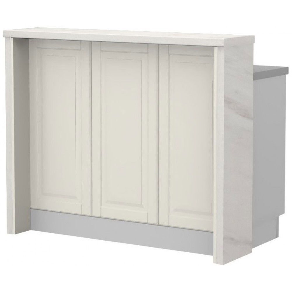 Πάγκος νησίδας Toscana-Μήκος: 120 εκ.-White Marble