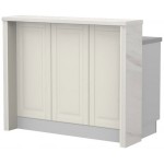 Πάγκος νησίδας Toscana-Μήκος: 120 εκ.-White Marble