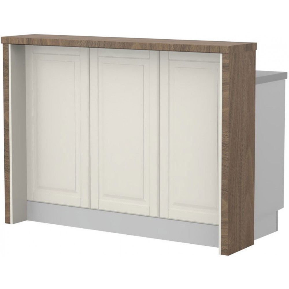 Πάγκος νησίδας Toscana-Μήκος: 135 εκ.-Carini wallnut