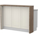 Πάγκος νησίδας Toscana-Μήκος: 135 εκ.-Carini wallnut