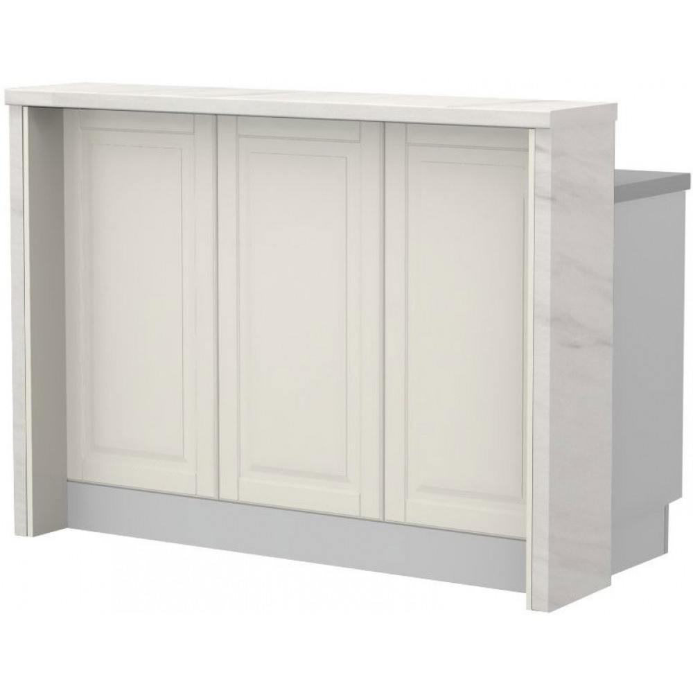 Πάγκος νησίδας Toscana-Μήκος: 135 εκ.-White Marble