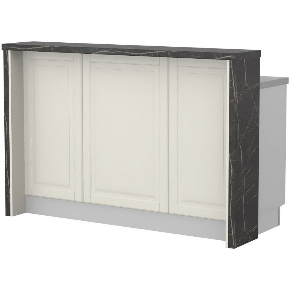 Πάγκος νησίδας Toscana-Μήκος: 150 εκ.-Black stone