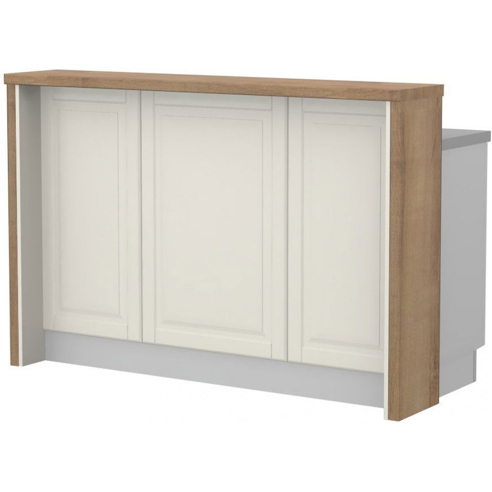 Πάγκος νησίδας Toscana-Μήκος: 150 εκ.-Pacific wallnut