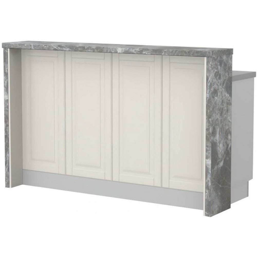 Πάγκος νησίδας Toscana-Μήκος: 160 εκ.-Siena marble