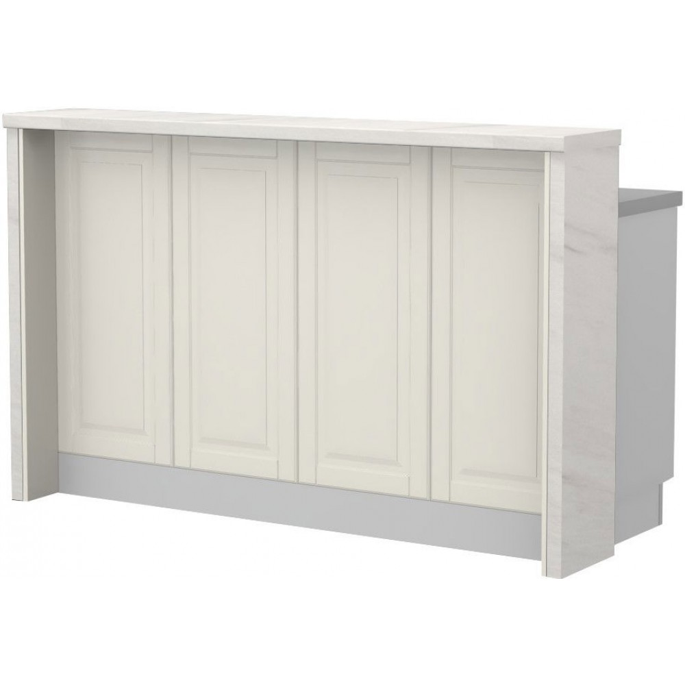 Πάγκος νησίδας Toscana-Μήκος: 160 εκ.-White Marble