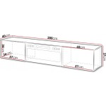 Έπιπλο τηλεόρασης Maverick-Leuko