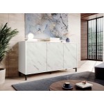 Μπουφές Marmo-Leuko Marmaro-Μήκος: 150 εκ.