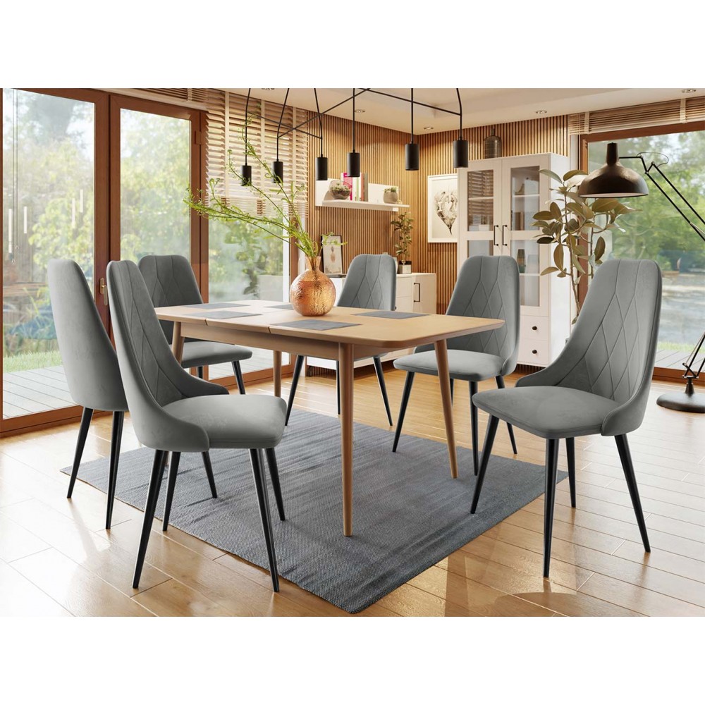 Τραπέζι Ines 140 επεκτεινόμενο 140x80x76