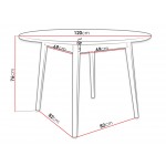 Τραπέζι Skandi Fi 120-Mauro