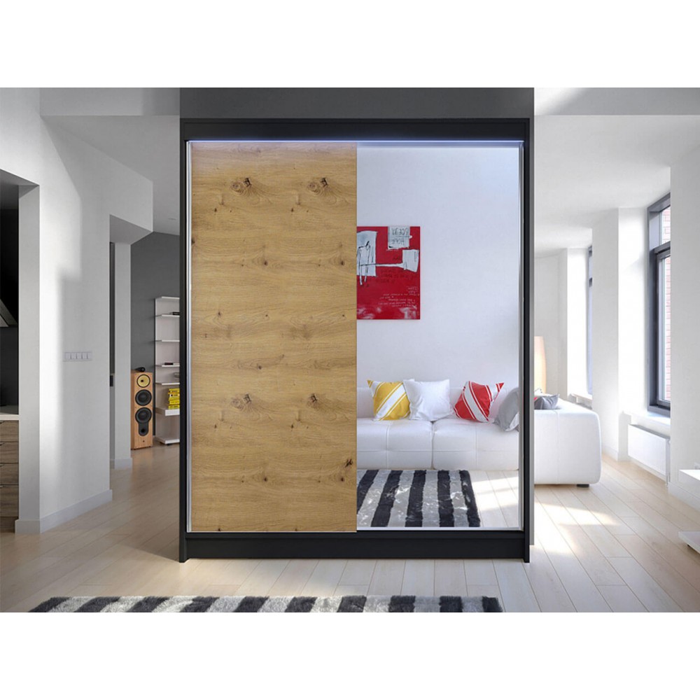 Ντουλάπα Camino Συρόμενη-Fusiko-Mavro