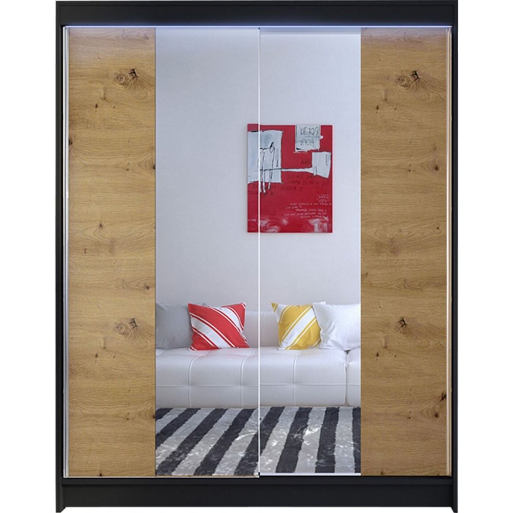 Ντουλάπα Camino II Συρόμενη-Fusiko-Mavro