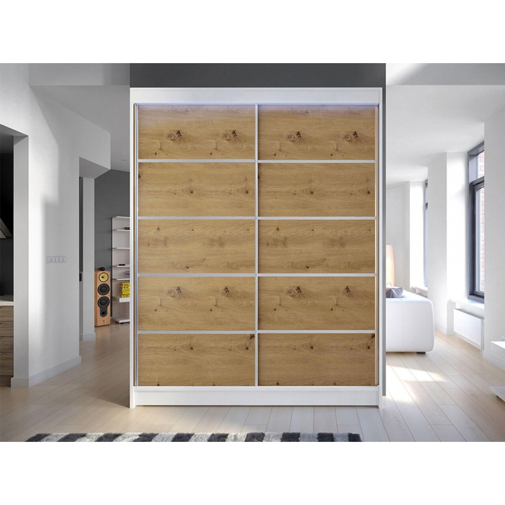 Ντουλάπα Camino IV Συρόμενη-Fusiko-Leuko