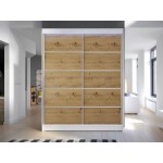 Ντουλάπα Camino IV Συρόμενη-Fusiko-Leuko